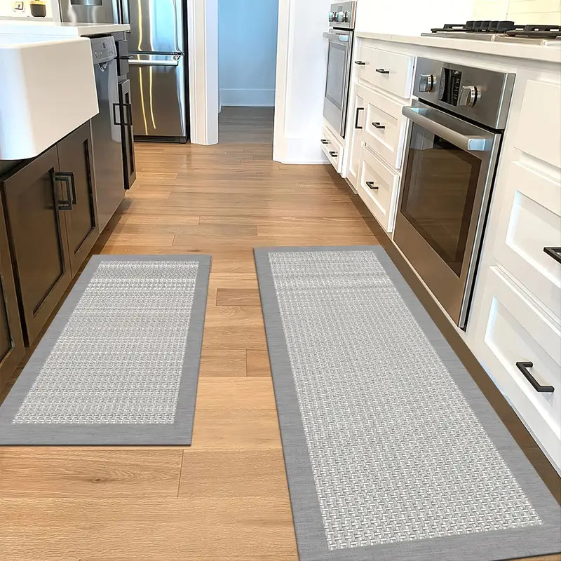 2-Pack Non-Slip Waterproof Kitchen Mats
