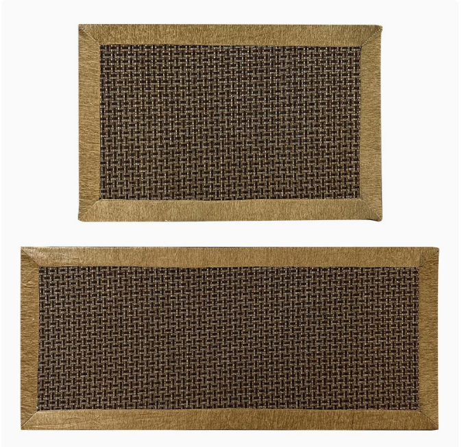 2-Pack Non-Slip Waterproof Kitchen Mats