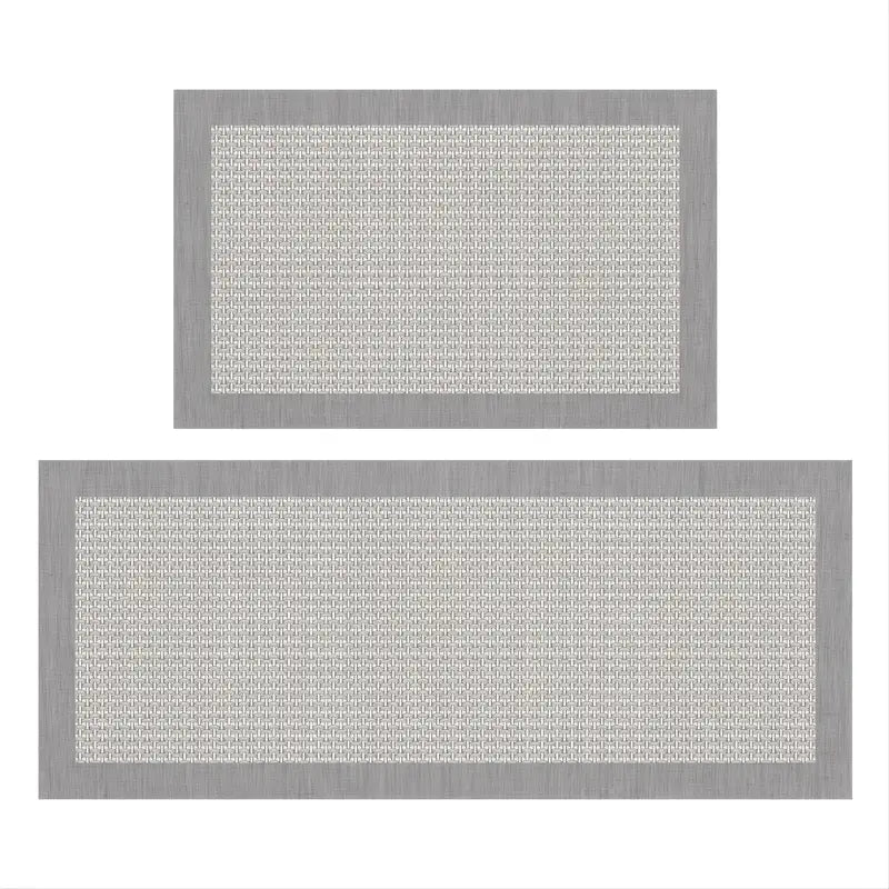 2-Pack Non-Slip Waterproof Kitchen Mats